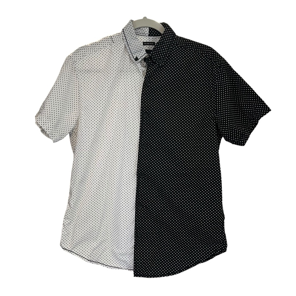 Drill Clothing Slim Fit Short Sleeve Button Down Cotton Shirt, Sz M - Picture 8 of 10